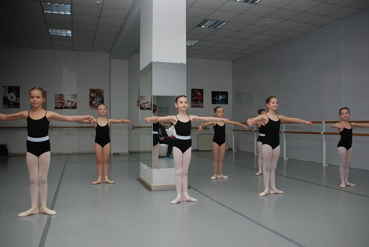 Home ballet, class, ballerina, girl, kids, elegance, choreography, sports, lesson, slim, dance, classic, dancing, studio, dancer